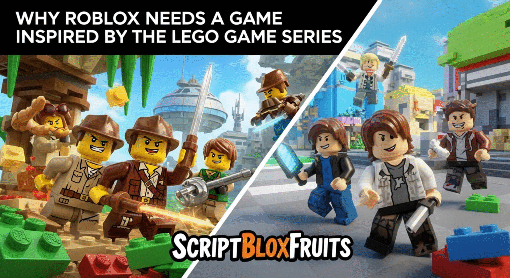 Blox Fruits Estilo Lego